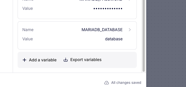 Ajout de variables personnalisées